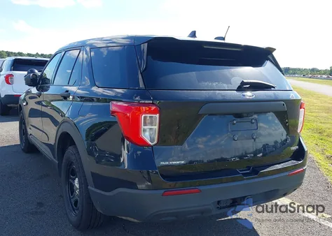 2021 Ford Police Interceptor из США, поврежденный, VIN 1FM5K8AW7MNA19893